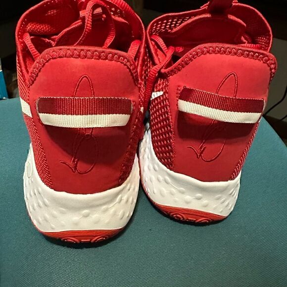 Nike Air Strobel Red Basketball Shoe Mens Size 13 - Picture 4 of 5